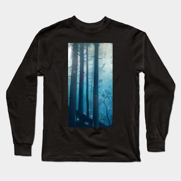 The FireFly Forest Long Sleeve T-Shirt by TinBennu